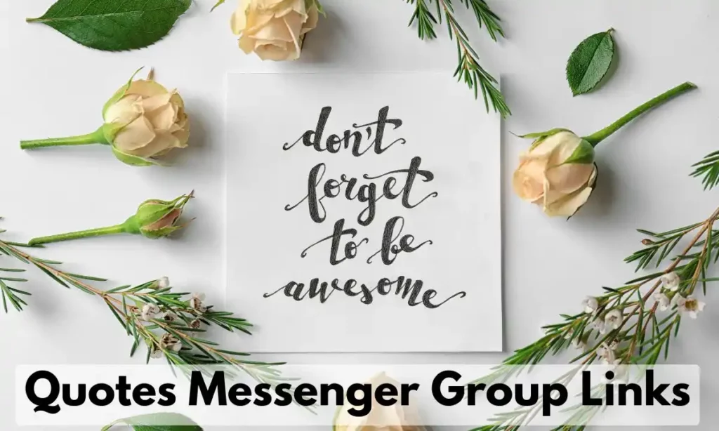 Quotes Facebook Messenger Group Link